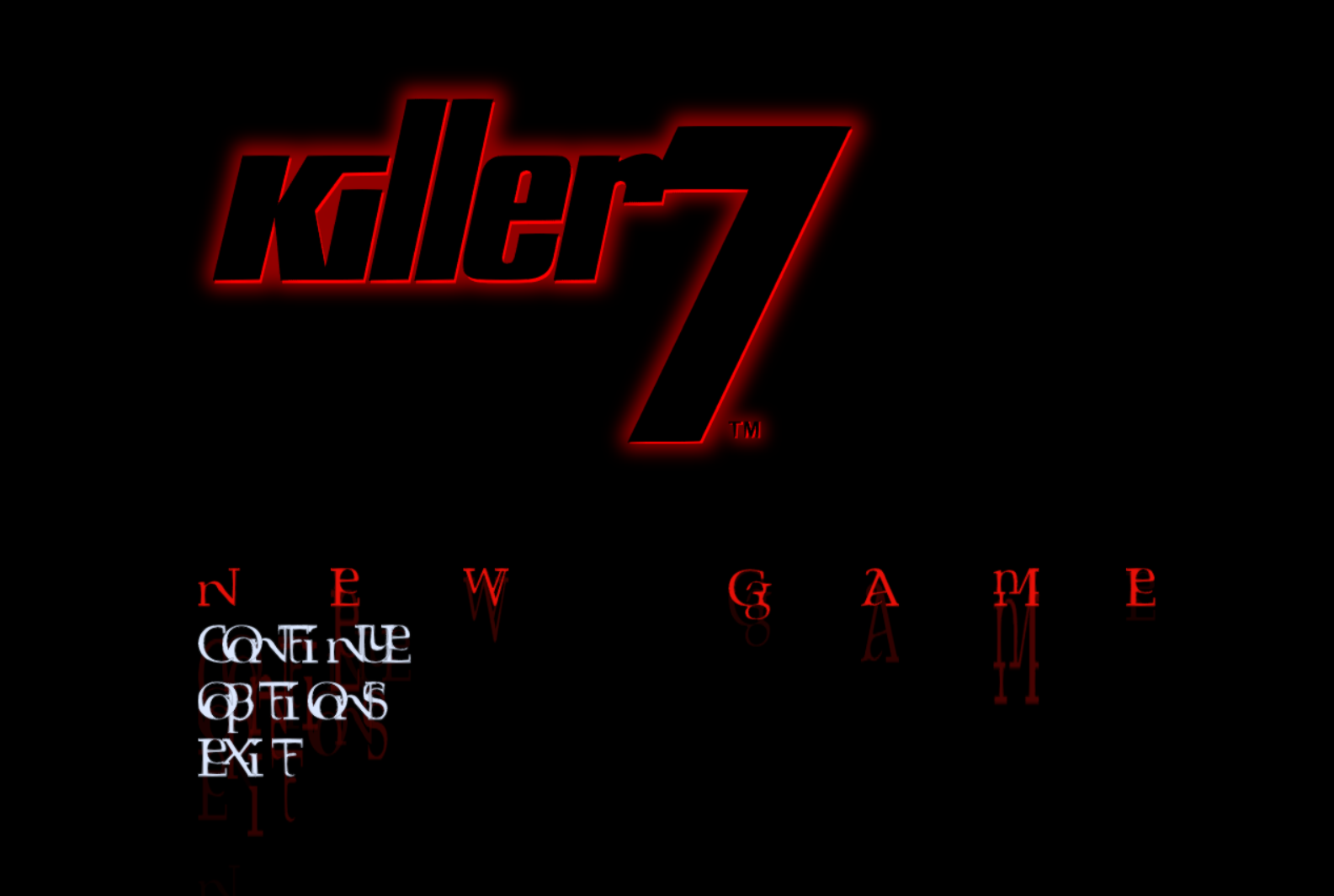 Killer 7 Title Screen