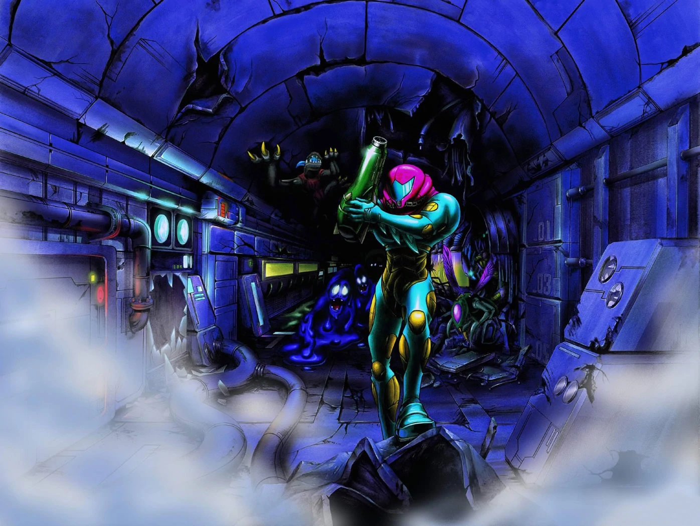 Metroid Fusion Concept Art